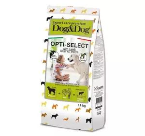Сухий корм для собак Геда Gheda Dog&Dog Expert Care Premium Opti-Select корм для собак з ягням, 14 кг Сухий корм для собак Геда Gheda Dog&Dog Expert Care Premium Opti-Select корм для собак з ягням, 14 кг