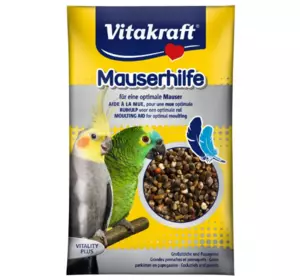 Вітаміни Vitakraft "Mauserhilfe" для середніх і великих папуг (під час линьки), насіння 25 г
