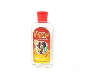 Бар'єр 2 в 1 протипаразитарний шампунь для цуценят і кошенят 200 мл Бар'єр 2 в 1 протипаразитарний шампунь для цуценят і кошенят 200 мл