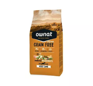 Сухий корм для собак Овнат Ownat Grain Free з ягням, 12 кг Сухий корм для собак Овнат Ownat Grain Free з ягням, 12 кг