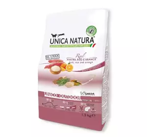 Сухий корм для кішок Геда Gheda Unica Natura Outdoor корм для вуличних котів (качка, рис та апельсин), 1.5 кг Сухий корм для кішок Геда Gheda Unica Natura Outdoor корм для вуличних котів (качка, рис та апельсин), 1.5 кг
