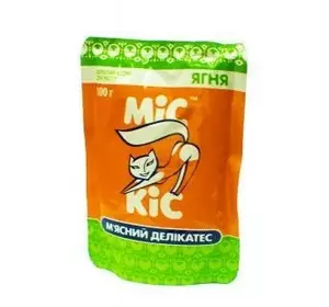 Мис Кіс вологий корм для кішок 100 г (ягня в соусі) Мис Кіс вологий корм для кішок 100 г (ягня в соусі)