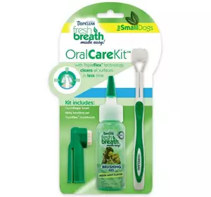 Догляд за зубами для собак/кішок Тропіклін TropiСlean Oral Care Kit малий набір для догляду за ротовою порожниною (2 щітки, гель) Догляд за зубами для собак/кішок Тропіклін TropiСlean Oral Care Kit малий набір для догляду за ротовою порожниною (2 щітки, гель)