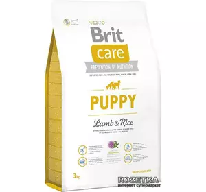 Сухий корм для цуценят усіх порід Бріт Brit Care Puppy All Breed Lamb & Rice 3 кг