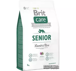 Сухий корм для літніх собак усіх порід Бріт Brit Care Senior All Breed Lamb & Rice, 3 кг Сухий корм для літніх собак усіх порід Бріт Brit Care Senior All Breed Lamb & Rice, 3 кг