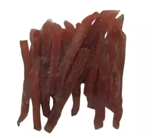 Ласощі для собак м'які смужки з м'яса качки 250 г Ласощі для собак м'які смужки з м'яса качки 250 г