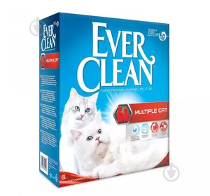 Ever Clean Наповнювач для котячого туалету Мультикет 6 л Ever Clean Наповнювач для котячого туалету Мультикет 6 л