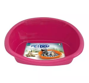 Пластиковий лежак Lettino для собак та кішок, розмір 46 x 35 х 18 см Пластиковий лежак Lettino для собак та кішок, розмір 46 x 35 х 18 см