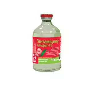 Гентаміцин-4% 100 мл O.L.KAR Гентаміцин-4% 100 мл O.L.KAR