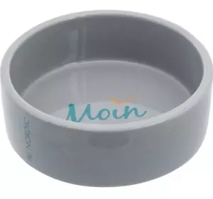 Миска для собак Trixie Be Nordic керамічна 0,3 л / 12 см сірий Миска для собак Trixie Be Nordic керамічна 0,3 л / 12 см сірий