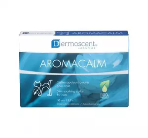 Dermoscent AROMACALM (синій) заспокоюючий шкіру нашийник для котів, 35 см Dermoscent AROMACALM (синій) заспокоюючий шкіру нашийник для котів, 35 см