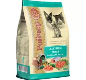 Сухий корм Ройчер Дарунки моря для котів 400 г Сухий корм Ройчер Дарунки моря для котів 400 г