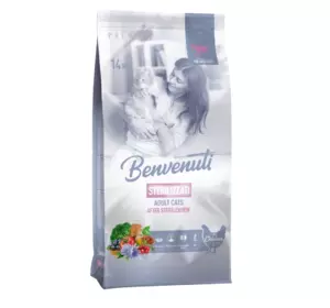 Корм для стерелізованих котів Бенвенуті Benvenuti Sterilizzati 14 кг Корм для стерелізованих котів Бенвенуті Benvenuti Sterilizzati 14 кг