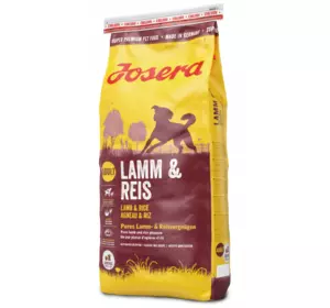 Сухий корм Josera Lamb & Rice (Йозера Ягня та Рис) для дорослих собак, 12.5 кг Сухий корм Josera Lamb & Rice (Йозера Ягня та Рис) для дорослих собак, 12.5 кг
