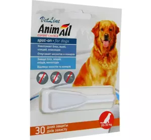 AnimAll VetLine Spot-On для собак 20-30 кг (6 мл) AnimAll VetLine Spot-On для собак 20-30 кг (6 мл)