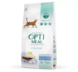 Сухий корм Optimeal з високим вмістом тріски для дорослих кішок 10 кг