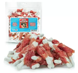 "HapPet"-ласощі для собак "Кальцієва кістка з куркою" 500г (50+-5шт) "HapPet"-ласощі для собак "Кальцієва кістка з куркою" 500г (50+-5шт)