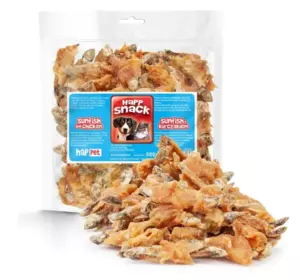"HapPet"-ласощі для собак "Риба обгорнута м'ясом курки", 500г "HapPet"-ласощі для собак "Риба обгорнута м'ясом курки", 500г