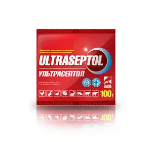 Ультрасептол порошок 100г O. L. KAR. (аналог Бровасептол) Ультрасептол порошок 100г O. L. KAR. (аналог Бровасептол)