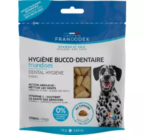 Ласощі для гігієни зубів Francodex (Франкодекс) для собак з качкою, 75 г Ласощі для гігієни зубів Francodex (Франкодекс) для собак з качкою, 75 г