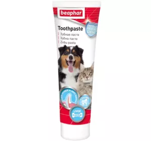 Beaphar Toothpaste Зубна паста для собак і кішок зі смаком печінки 100 г Beaphar Toothpaste Зубна паста для собак і кішок зі смаком печінки 100 г
