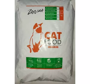 Сухий корм Zooset (Зоосет) для котів з м'ясним асорті, 10 кг Сухий корм Zooset (Зоосет) для котів з м'ясним асорті, 10 кг