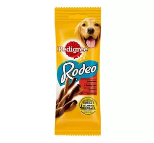 Ласощі жувальні палички для собак Pedigree (Педігрі) Rodeo з яловичиною, 70 г Ласощі жувальні палички для собак Pedigree (Педігрі) Rodeo з яловичиною, 70 г