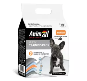 Пелюшки AnimAll Puppy Training Pads для собак і цуценят з активованим вугіллям 60 х 60 см, 10 шт Пелюшки AnimAll Puppy Training Pads для собак і цуценят з активованим вугіллям 60 х 60 см, 10 шт