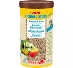Корм для акваріумних риб Sera Cichlids Sticks Nature (Сера Цихлід Стікс) палички для великих цихлід 1000 мл (420 г) Корм для акваріумних риб Sera Cichlids Sticks Nature (Сера Цихлід Стікс) палички для великих цихлід 1000 мл (420 г)