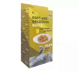 Ласощі Lucky Star для кішок роли з куркою та сиром (в стіках), 6 х 10 г (CS001) Ласощі Lucky Star для кішок роли з куркою та сиром (в стіках), 6 х 10 г (CS001)