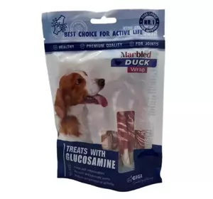 Смаколики GiGi "Палички загорнуті м'ясом з мармурової качки" / ласощі Marbled Duck Wrap 85 г Смаколики GiGi "Палички загорнуті м'ясом з мармурової качки" / ласощі Marbled Duck Wrap 85 г