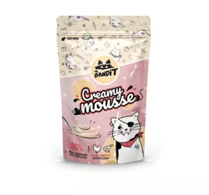 Ласощі для котів Містер Бандіт Mr.Bandit Вершковий Мус з куркою та креветками для котів, 60 г термін до 12.25 Ласощі для котів Містер Бандіт Mr.Bandit Вершковий Мус з куркою та креветками для котів, 60 г термін до 12.25