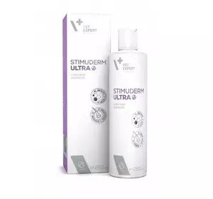 Шампунь для довгошерстних собак Вет Експерт Vet Expert Stimuderm Ultra при випадінні шерсті, 250 мл Шампунь для довгошерстних собак Вет Експерт Vet Expert Stimuderm Ultra при випадінні шерсті, 250 мл