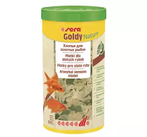 Корм для риб Sera Goldy Nature (Сера Голді) пластівці для золотих рибок 1000 мл (210 г) Корм для риб Sera Goldy Nature (Сера Голді) пластівці для золотих рибок 1000 мл (210 г)