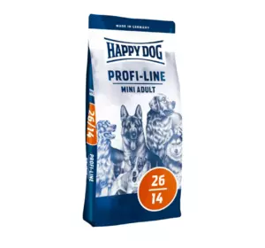Happy Dog Profi Mini Adult сухий корм для дорослих собак (вагою до 10 кг), 18 кг Happy Dog Profi Mini Adult сухий корм для дорослих собак (вагою до 10 кг), 18 кг