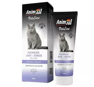 Фитопаста AnimAll VetLine Antistress для кішок, 100 г