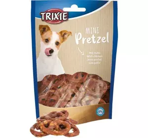 Ласощі для собак Trixie Mini Pretzels з куркою 100 г Ласощі для собак Trixie Mini Pretzels з куркою 100 г