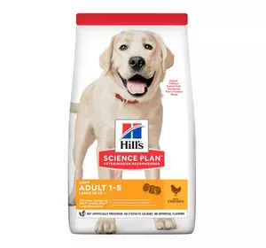 Сухий корм для малоактивних собак Хіллс Hills SP Light Adult великих порід 14 кг Сухий корм для малоактивних собак Хіллс Hills SP Light Adult великих порід 14 кг