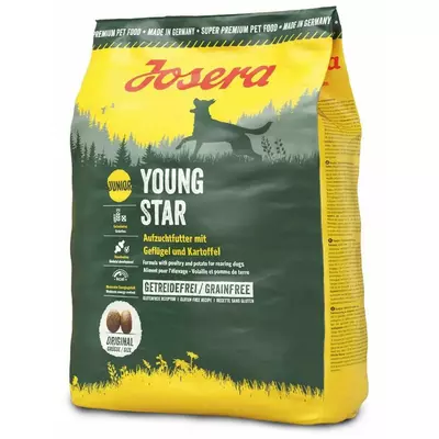 Сухий корм Josera Young Star (Йозера ЯнгСтар) беззерновой корм для цуценят і молодих собак, 3 кг