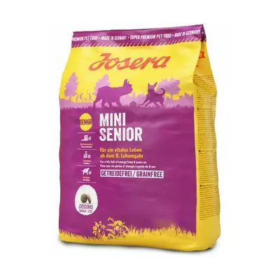 Сухий корм Josera MiniSenior (Minivita) з лососем для малоактивних собак мініатюрних порід з 8-го року життя, 3 кг