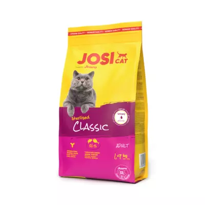 Сухий корм Josera JosiCat Sterilised Classic (ЙозіКет Стерелайзд Классік) для дорослих стерелізованих котів, 1.9 кг