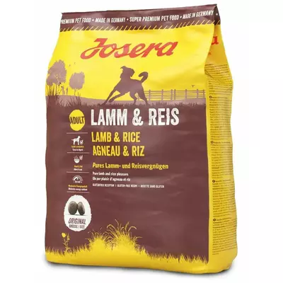 Сухий корм Josera Lamb & Rice (Йозера Ягня з рисом) для дорослих собак, 3 кг