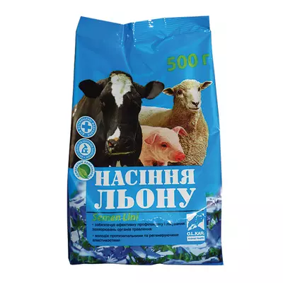 Насіння льону 500 г, O.L.KAR.