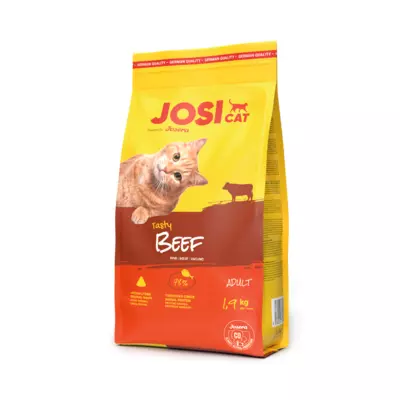 Сухий корм Josera JosiCat Beef Adult повнораціонний корм для дорослих котів зі смаком яловичини, 1.9 кг