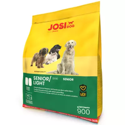 Сухий корм Josera JosiDog Senior/Light (ЙозіДог Сеньор/Лайт) для літніх і малоактивних собак, 900 г