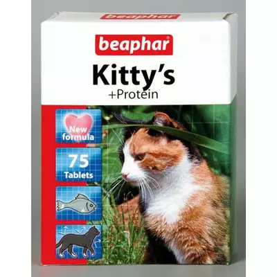 Вітаміни БЕАФАР Коти Киттис Протеїн таб №180